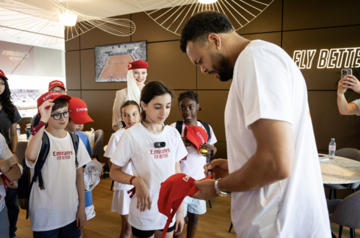Emirates plays it forward on the Yannick Noah Day at Roland Garros | News