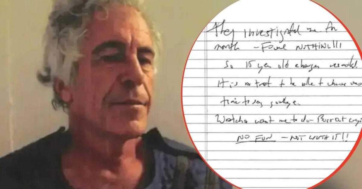 Epstein's cellmate pushes back on Brother's claim that 'Suicide Note' is fake
