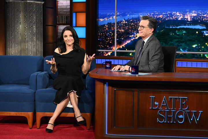 Julia Louis-Dreyfus Roasts Stephen Colbert as Selina Meyer from 'Veep'