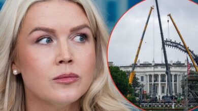 Karoline Leavitt scoffed after praising Trump's White House makeover
