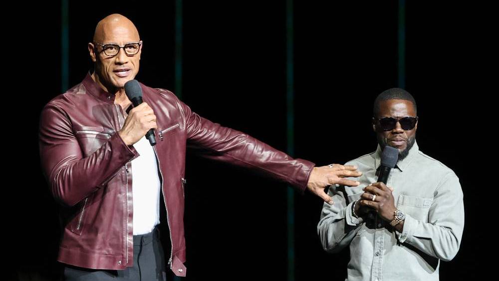 Kevin Hart Roasted by Dwayne Johnson on Netflix ahead of Jumanji 3