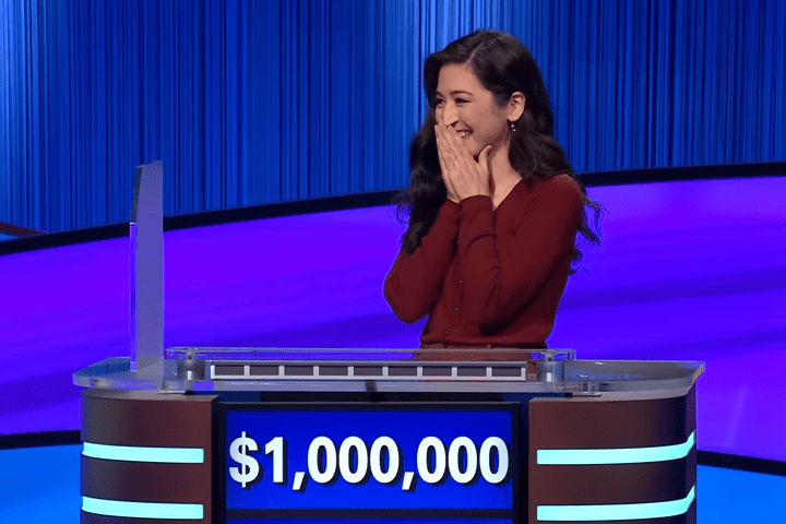 Mina Kimes wins 'Celebrity Jeopardy! All-Stars Finale, Landing $1 Million for Charity