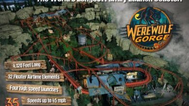 SIX FLAGS FIESTA TEXAS RELEASES WEREWOLF GORGE, The World's Longest Family Launch Roller Coaster | News