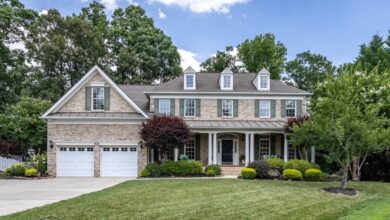 large well manicured home in raleigh, nc