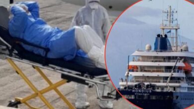 Suspected Hantavirus patient is evacuated from cruise ship MV Hondius