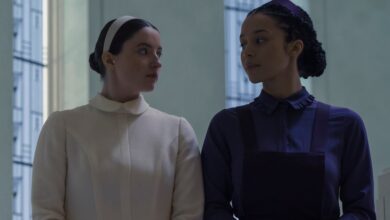 'The Testaments' costume designer on finding the right shade of plum