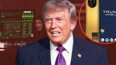 Trump's gold-plated phone raises fears of Chinese spies