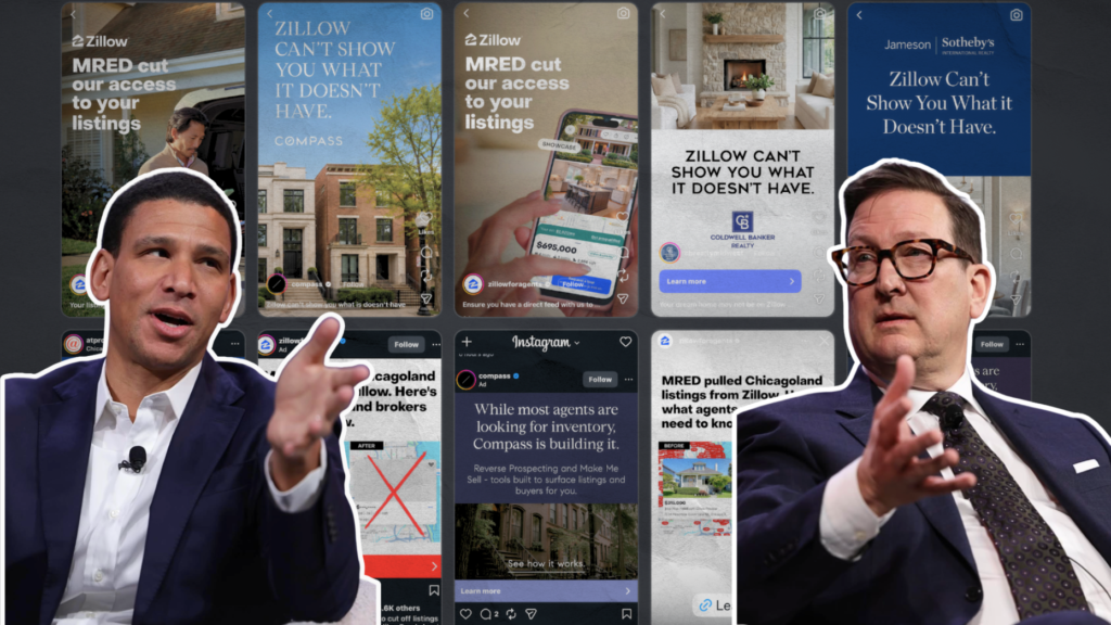 Zillow, Compass take listing fight to social media, Chicago billboards