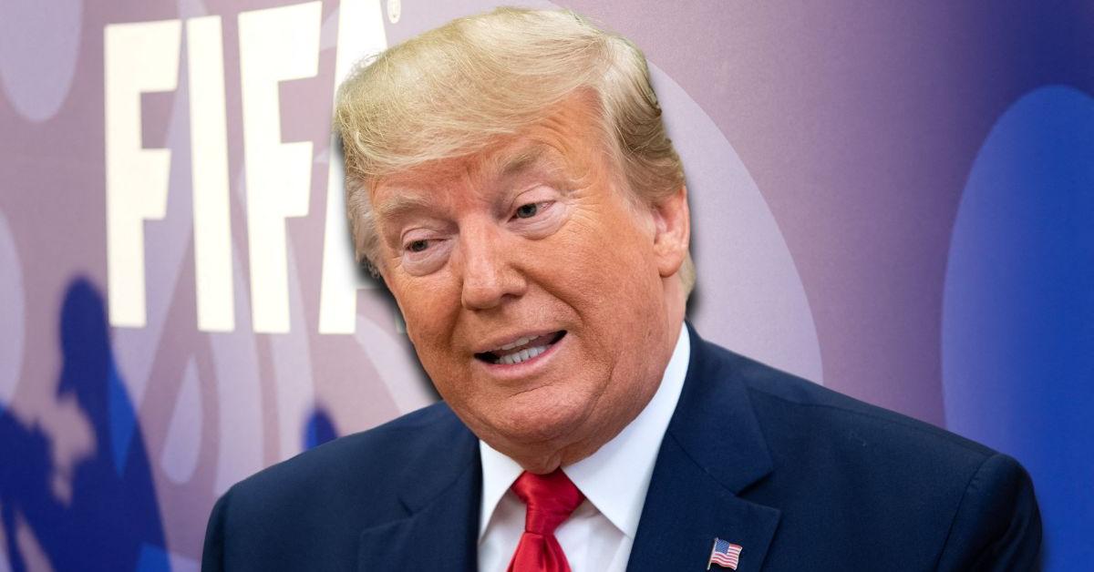 Donald Trump branded 'cowardly' during World Cup chants