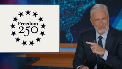 Jon Stewart slams Donald Trump's crumbling Freedom 250 concert
