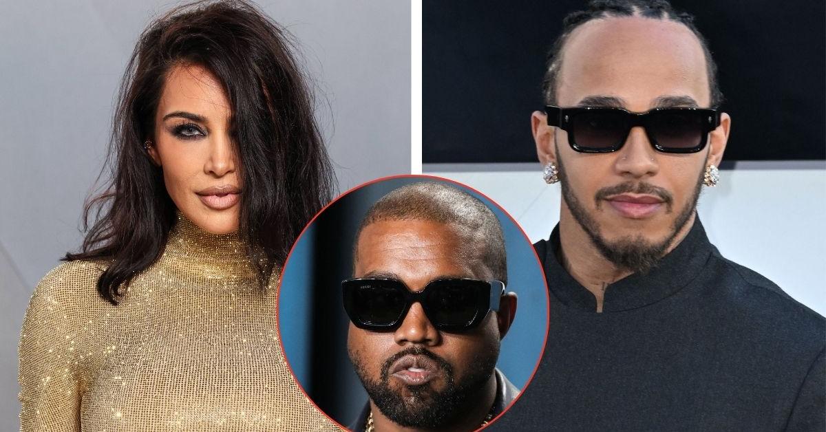 Kanye West takes aim at Kim Kardashian's Lewis Hamilton romance