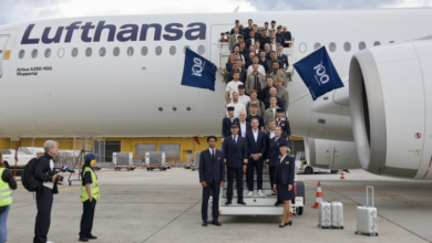 Lufthansa flies the men's national team to the US | News