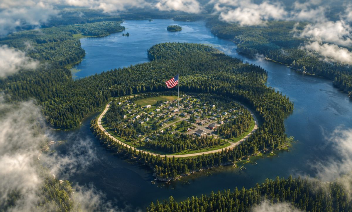Minnesota Has a Town Completely Surrounded by Canada — And Most Americans Have Never Heard of It