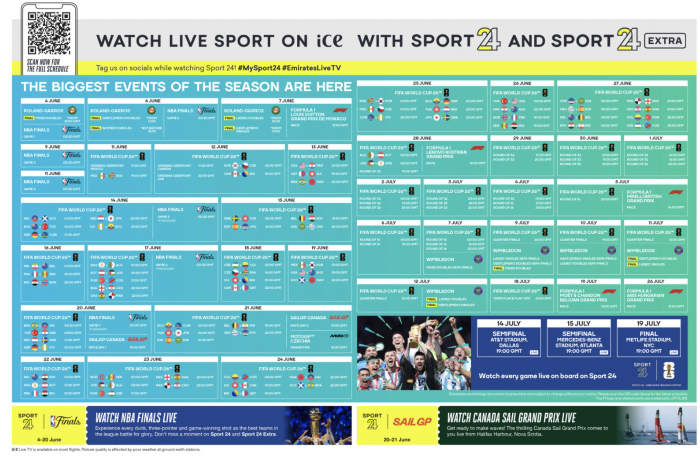 Never miss a match again! Emirates will screen FIFA World Cup 26™ live on flights via Sport 24 | News