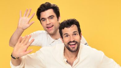 Paul Anthony Kelly and Patrick Ball in The Pitt and playing sexy men