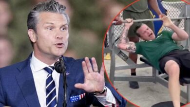 Pete Hegseth ripped after video shows him struggling in training