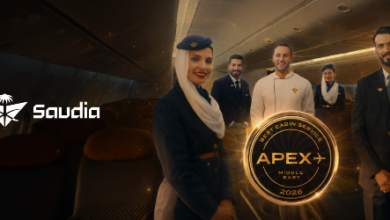 Saudia earns the APEX Award for Best Cabin Service in the Middle East 2026 | News