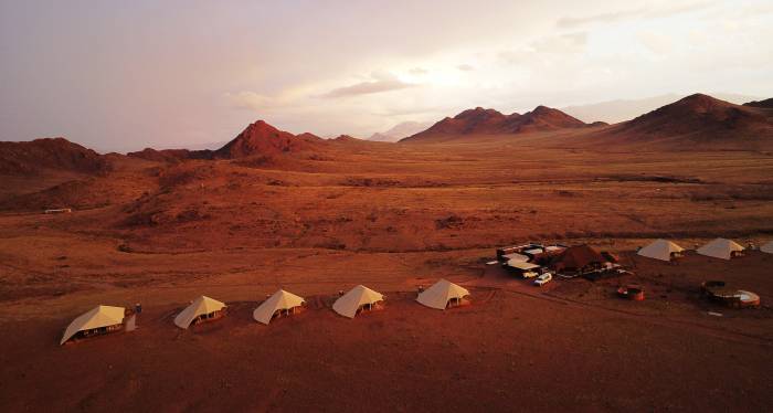 Storm watching in style at the Desert Hills Glamping Camp in Namibia | Focus