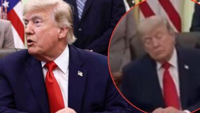 Trump appears to be falling asleep in the Oval Office amid concerns about cognitive decline