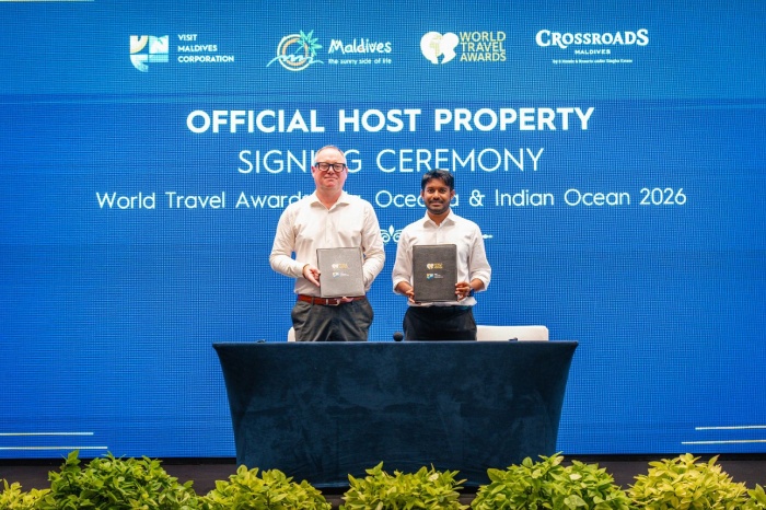 Visit Maldives Corporation and CROSSROADS Maldives sign agreement to host World Travel Awards 2026 | News