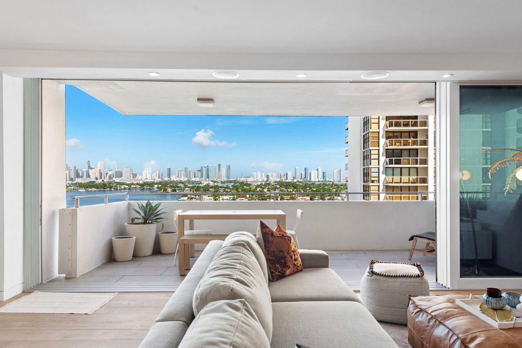 What is considered a luxury apartment?
