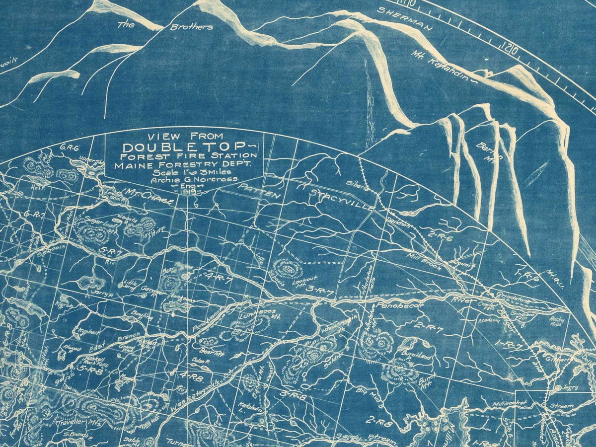 Archie G. Norcross’ Maine Forest Fire Maps (1918–22) — The Public Domain Review