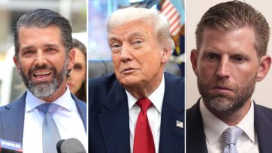 Trump devastated after making 'threesome' about his 'beautiful' sons