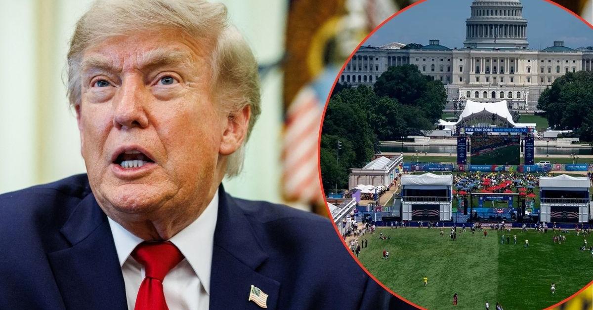 Trump's 'embarrassing' large turnout at the US state fair mocked